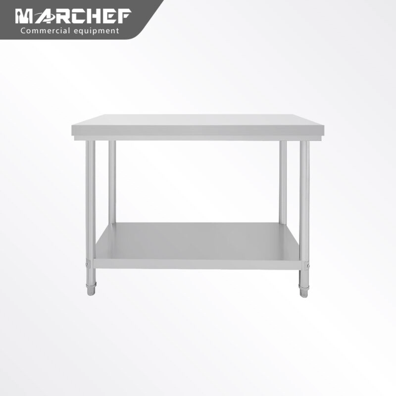 Marchef Stainless Round Tube Work Table Without Splash Sw-6071