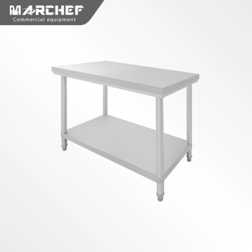 Marchef Stainless Round Tube Work Table Without Splash Sw-6071