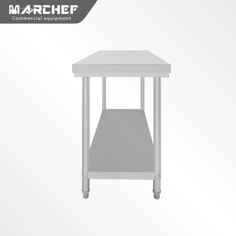 Marchef Stainless Round Tube Work Table Without Splash Sw-6071