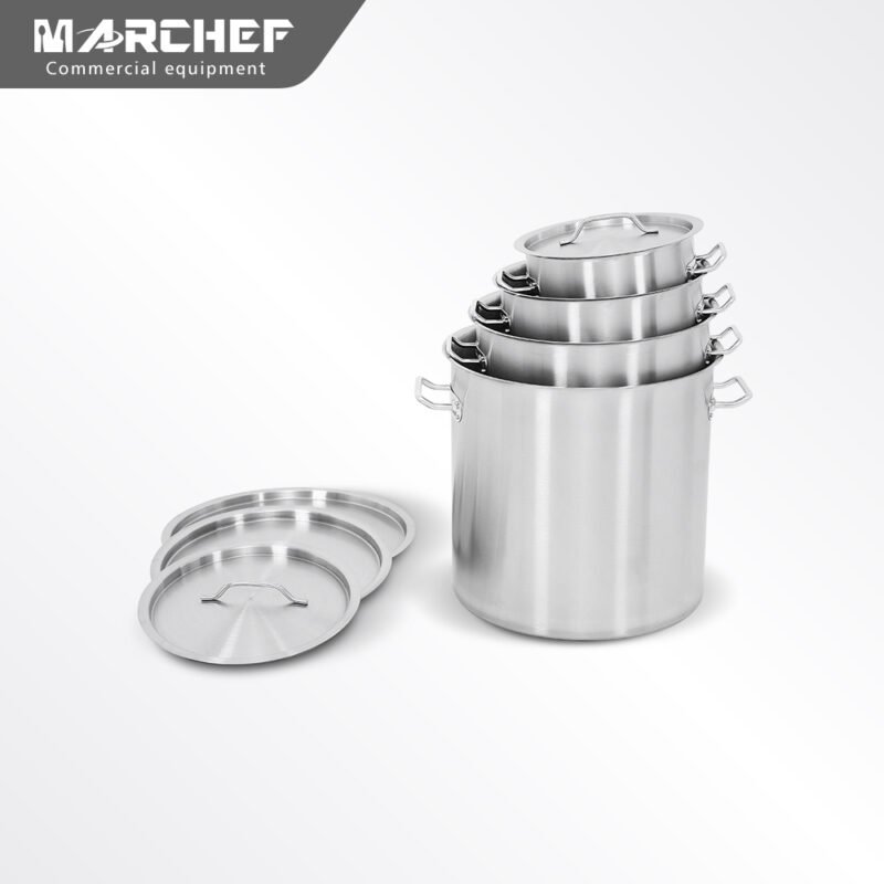 Tall Body Stainless Steel Stock Pot With lid M2740