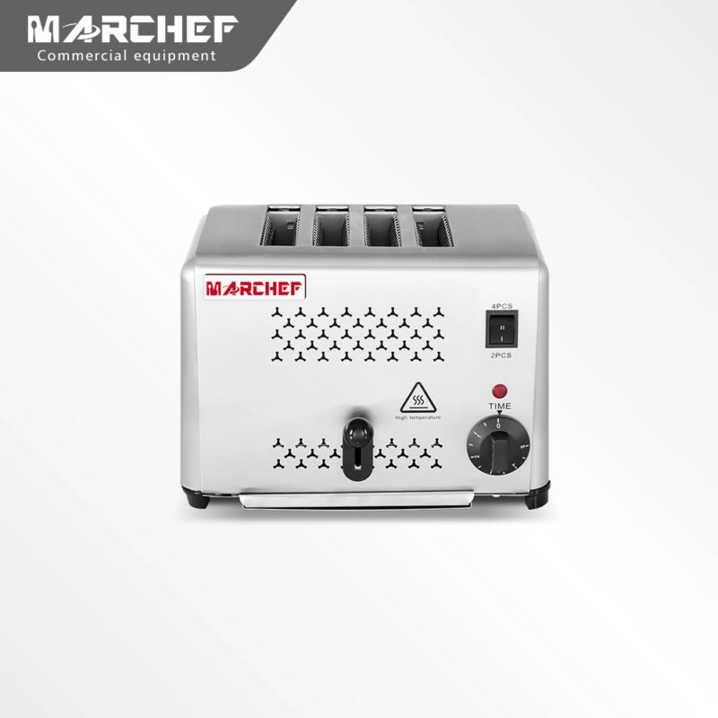 Machop Toaster Marchef Professional Electric Toaster Auto Pop Up ET-4A - MARCHEF