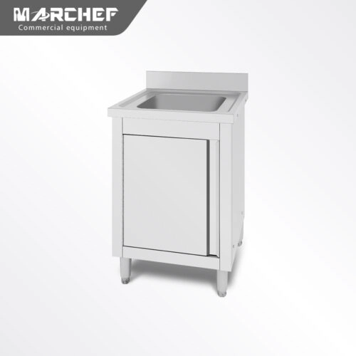 Hotel Stainless Single Sink with Cabinet SC-506D