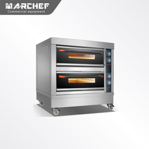 Marchef Electric 2 Layers 4 Trays Commercial Pizza Oven EO-204DE