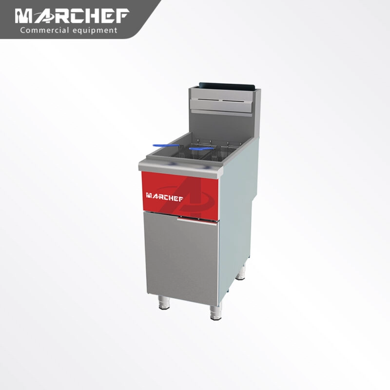 Freestanding Commercial Stainless Gas Fryer MGF3-NG