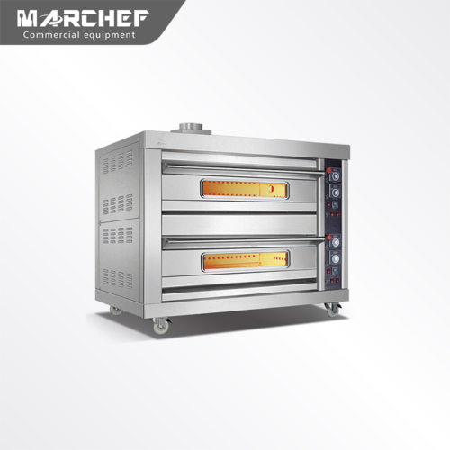 Marchef 2 Layer 4 Tray Professional Gas Bakery Oven GO-204QS