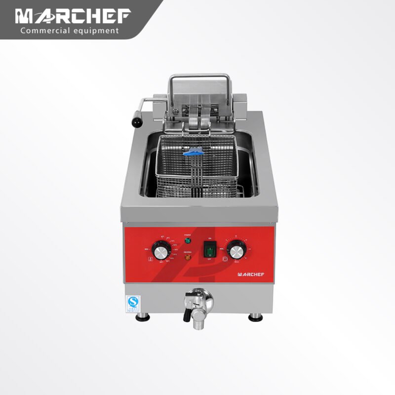 Marchef Commercial Fryer With Drain Valve EF-21L