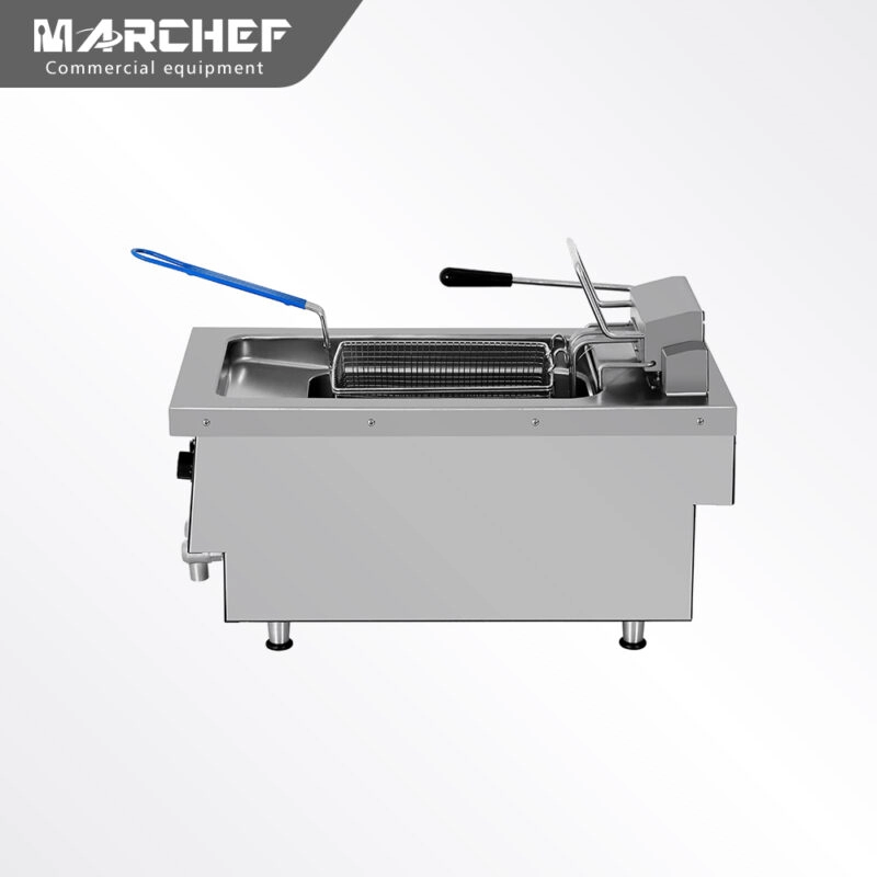Marchef Commercial Fryer With Drain Valve EF-21L