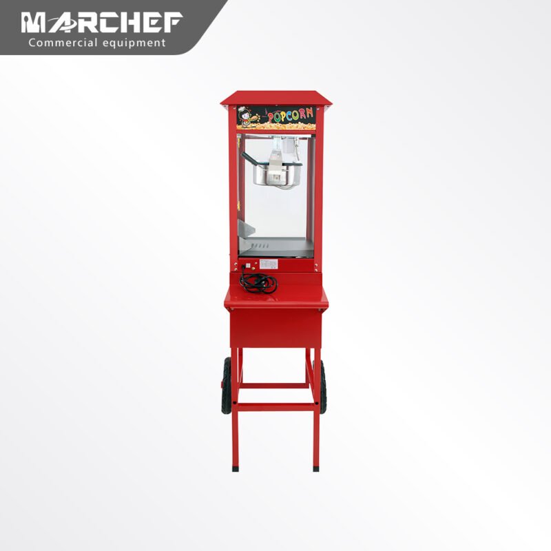 Marchef Electric Commercial Popcorn Machine Cart PC-803