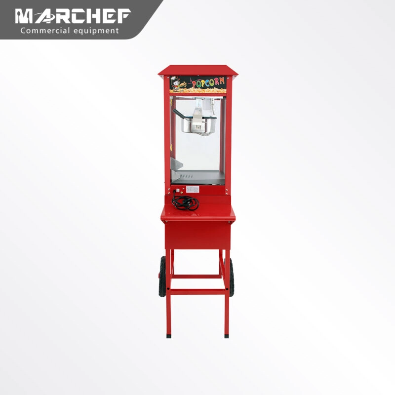 Marchef Electric Commercial Popcorn Machine Cart PC-803