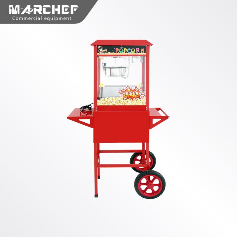 Marchef Electric Commercial Popcorn Machine Cart PC-803