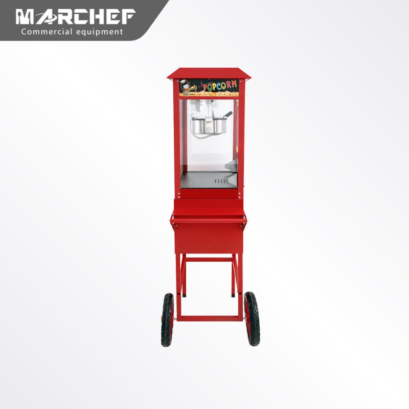 Marchef Electric Commercial Popcorn Machine Cart PC-803