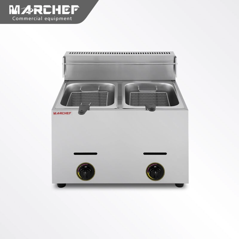 Marchef Commercial Gas Fryer 10L*2 GF-72