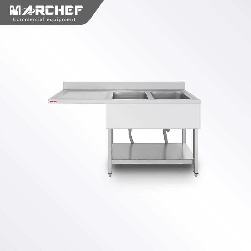 Marchef Commercial Double Sink and Wash Basins SX-146D