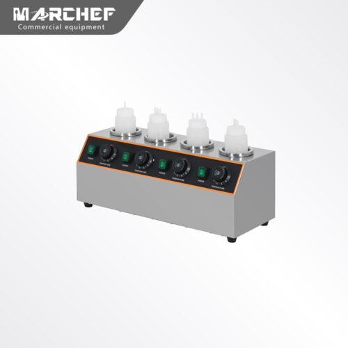 Marchef Commercial Electric 4 Tank Sauce Warmer SW-4A