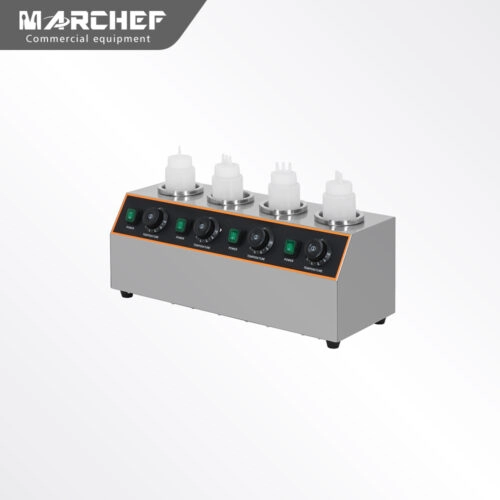 Marchef Commercial Electric 4 Tank Sauce Warmer SW-4A