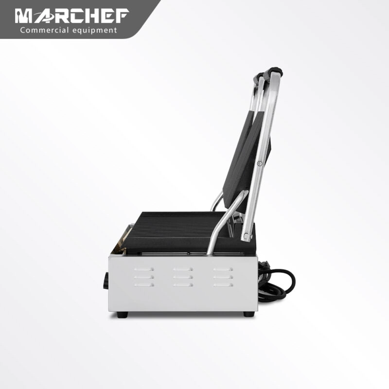 Commercial Double Plate Panini Grill Full Ribbed PG-813A