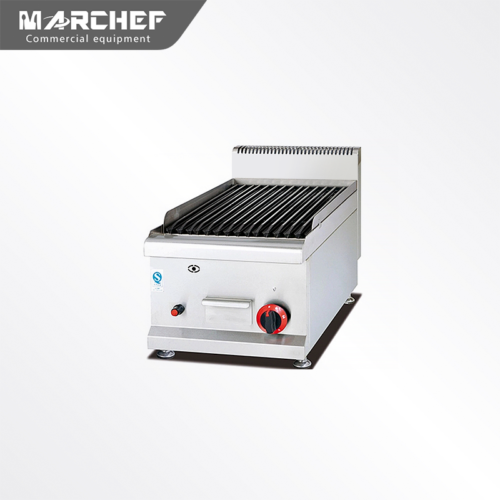 Commercial SS304 Counter Top Gas Lava Rock Grill MF-539