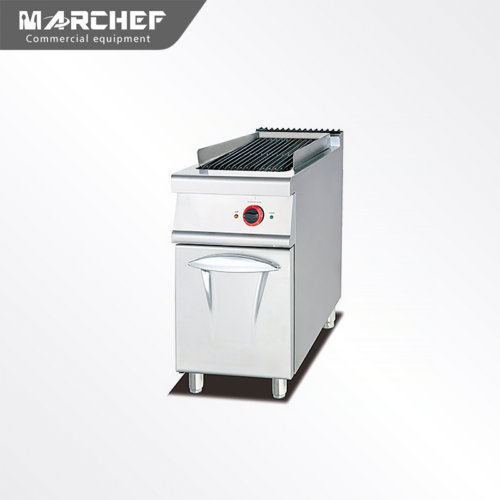 Commercial Heavy Duty Electric Lava Rock Grill With Cabinet MF-879