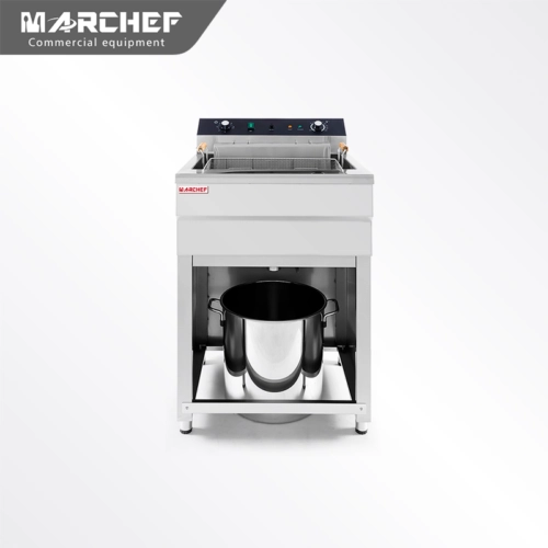 Marchef Commercial Electric Deep Fryer With Oil Pot EF-45V