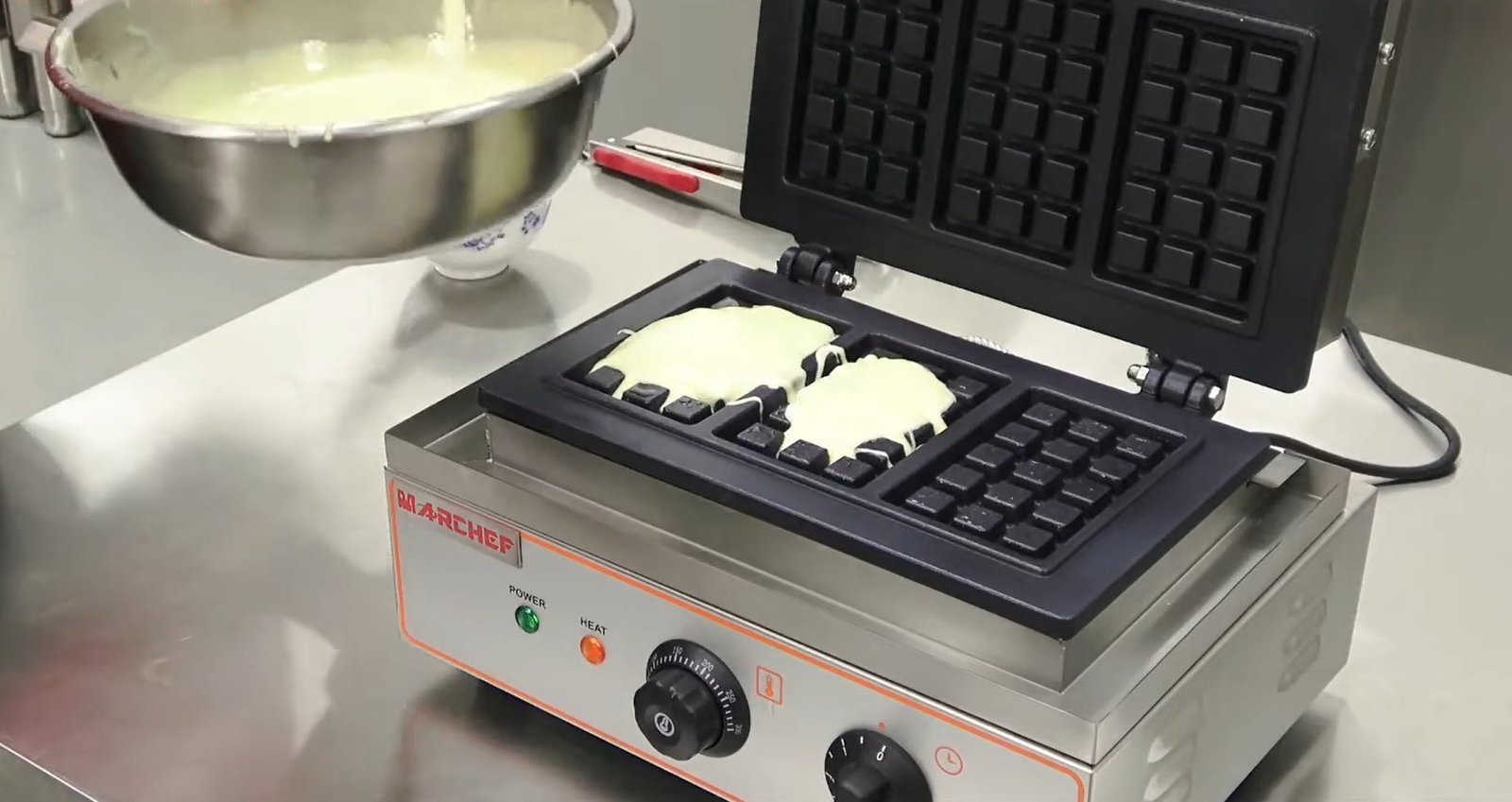 Commercial Triple Square Waffle Maker Machine WF-115