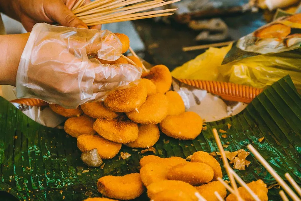 food made by oil fryer