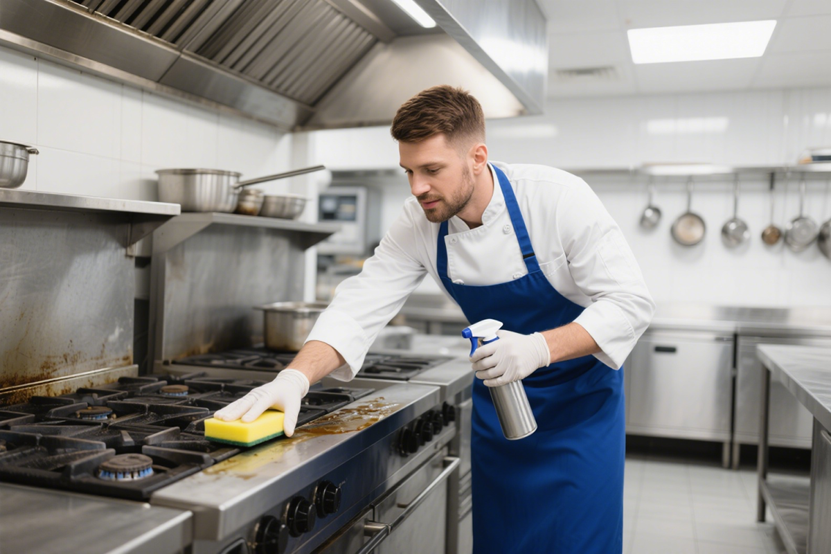Cleaning Gas Stove
