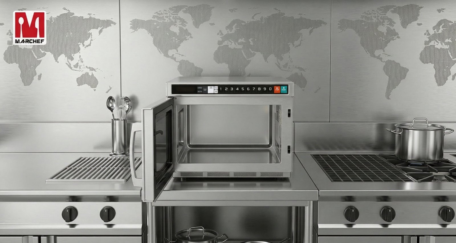 Commercial Grade Microwave Features alt with keywords