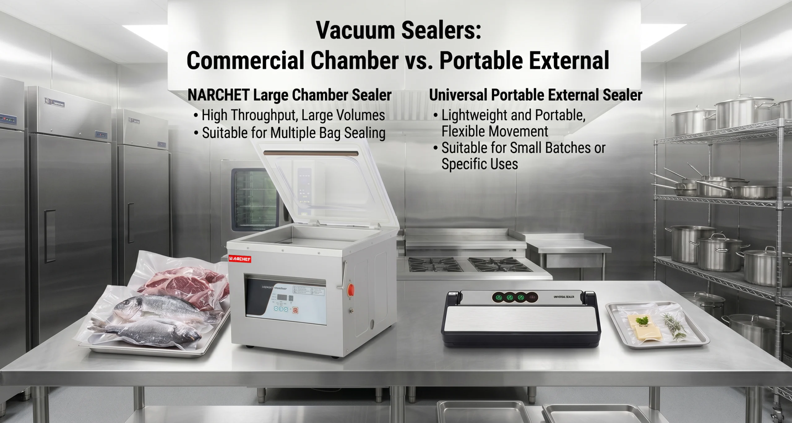 differences home commercial vacuum sealer