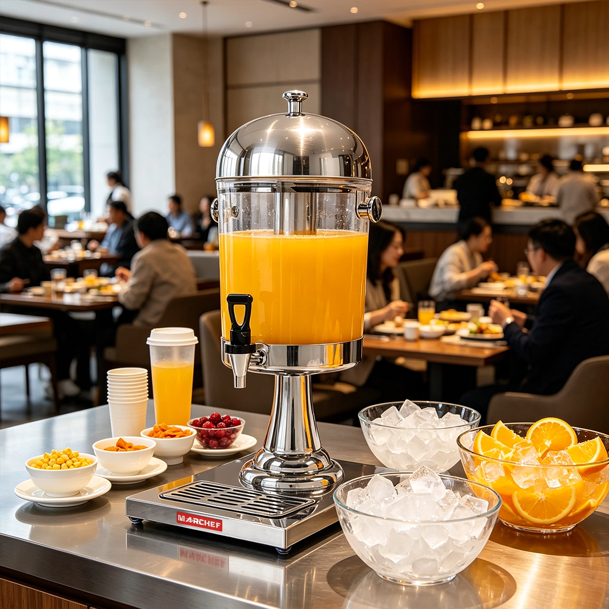 stainless steel vs polycarbonate beverage dispenser
