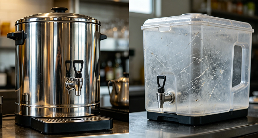 easy clean commercial beverage dispenser
