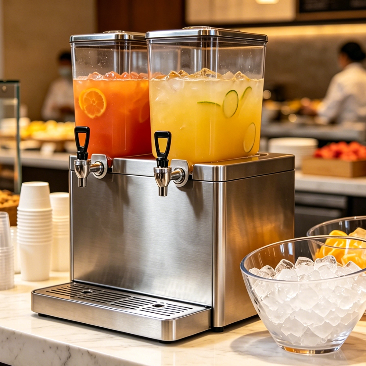 Buffet Drink Display high end buffet drink presentation