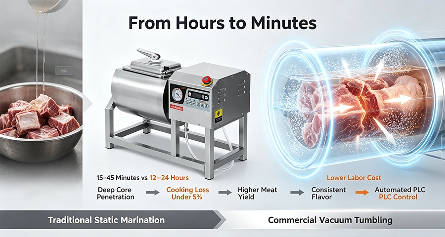 Vacuum Tumbler Key Features Key Features of Commercial Vacuum Tumbler
