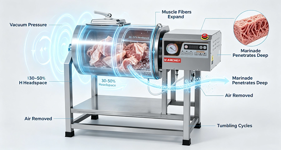 Vacuum Marinator Working Mechanism How Commercial Vacuum Marinator Works