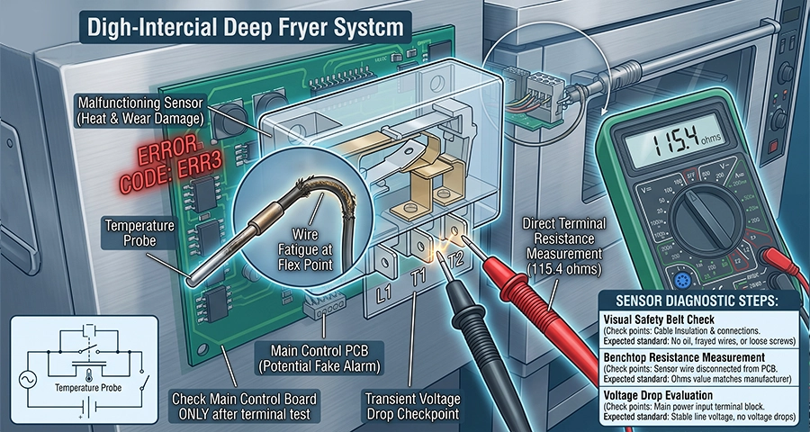Electric Fryer Temperature Probe Diagnostics Electric Fryer Temperature Probe Diagnostics