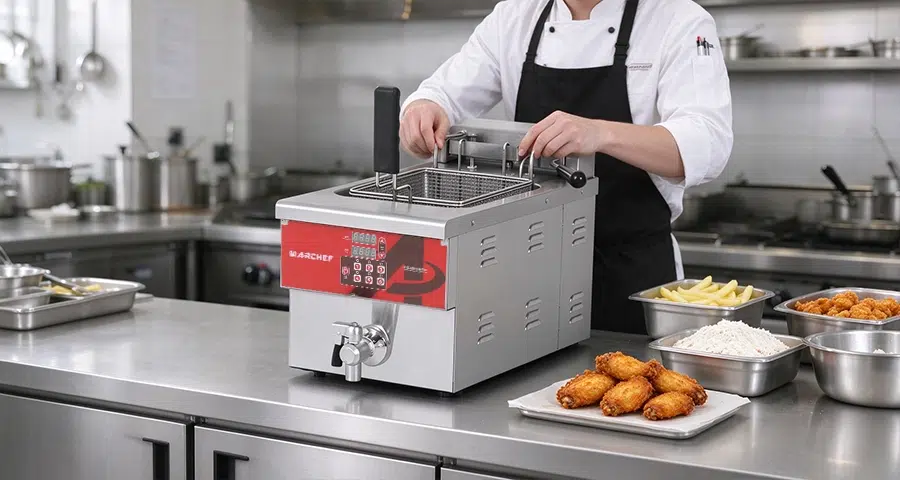 Commercial Auto-Lift Deep Fryers Commercial auto-lift deep fryers for high-volume commercial kitchens