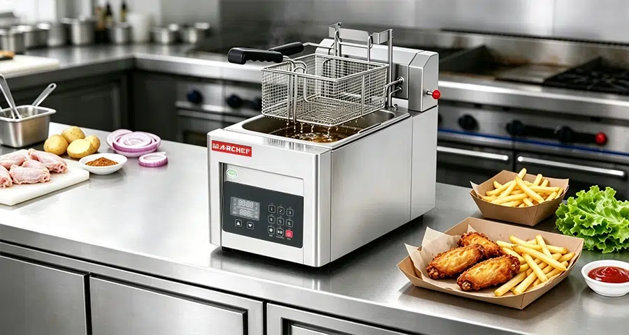 Dynamic Fryer Temperature Compensation Controller Digital PID controller displaying dynamic cook compensation algorithms